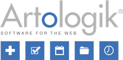 Artologik logo with product icons